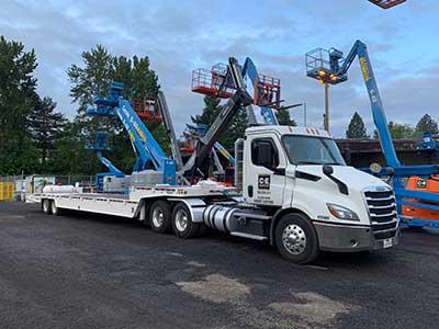 Equipment Delivery in Eugene OR, Portland Oregon, Vancouver WA